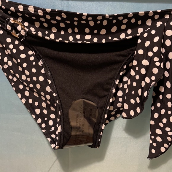 NWOT SMART & SEXY POLKA DOT BIKINI BOTTOM SZ MED - Picture 7 of 7